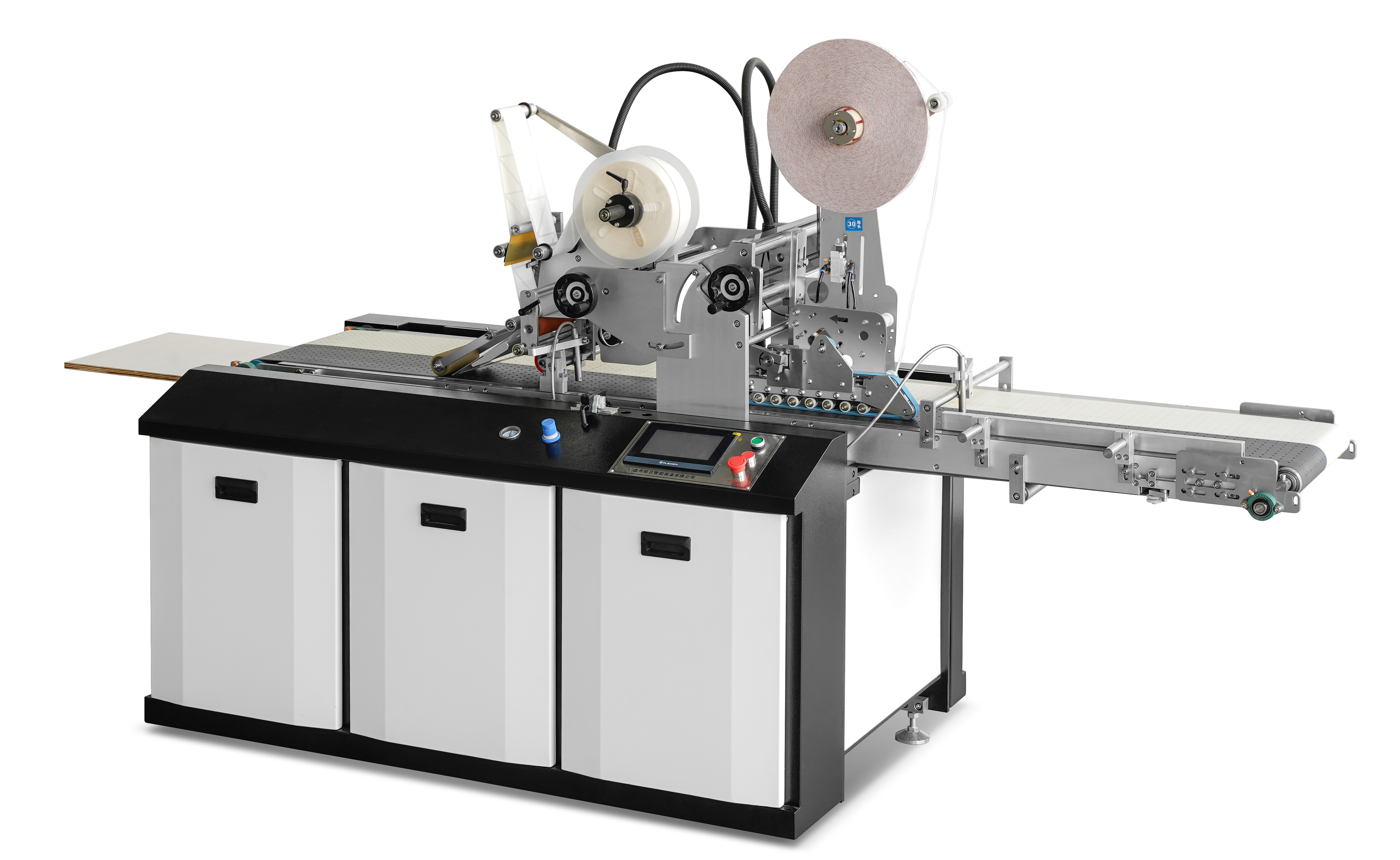 Máquina Aplicadora de Cinta de Doble Cara Semiautomática Triangular MR-450B