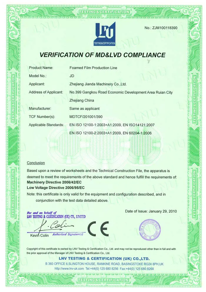 CE Certification