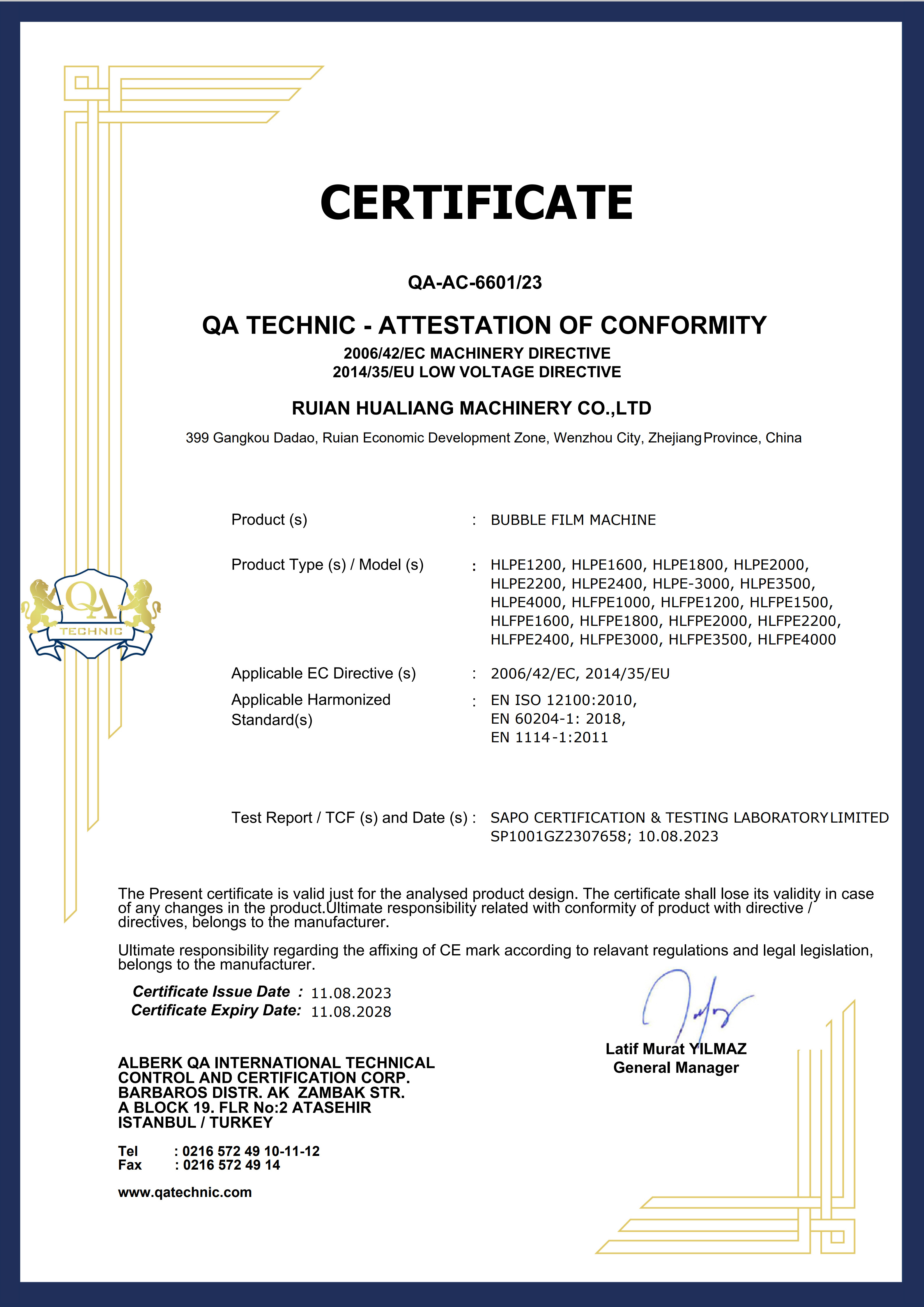 CE Certification