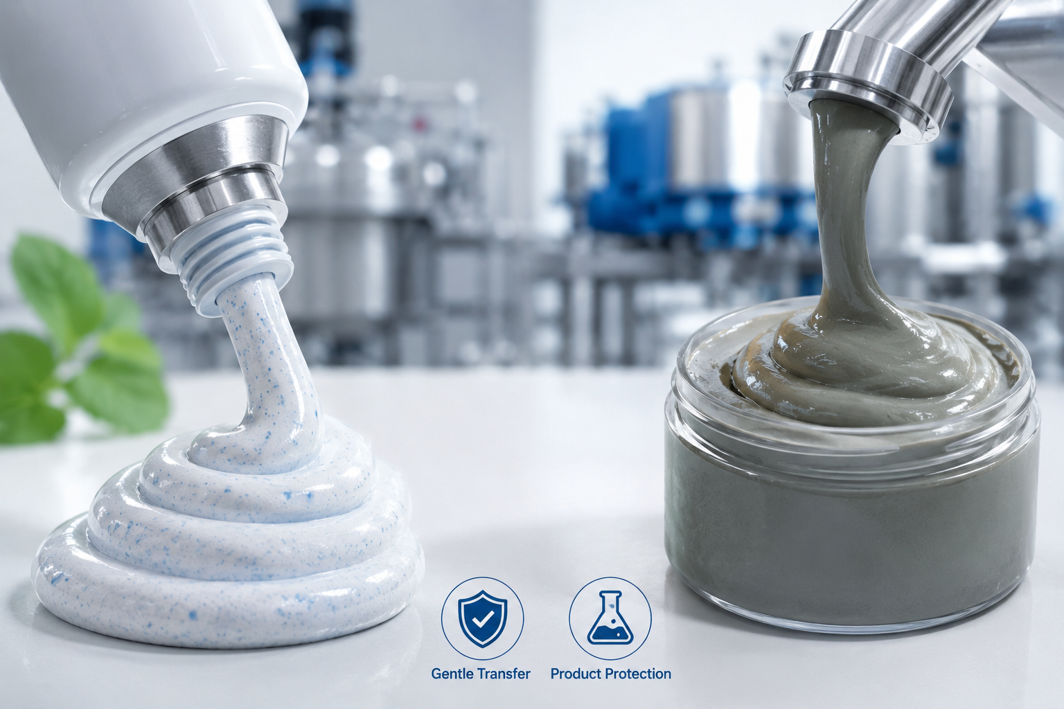 Handling High-Viscosity End Products: Pumping Toothpaste and Clay Masks with a Sanitary Twin-Screw Pump