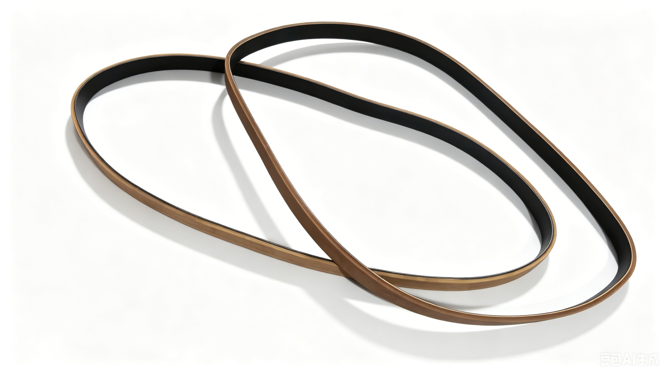 Leather Nylon Flat Belt for Corrugated Box Folder Gluer Machine: Anti-Slippage and High Wear Resistance