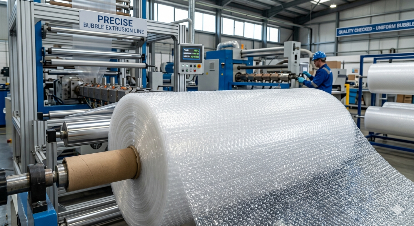 Por qué la uniformidad térmica es crucial para el control preciso del espesor en la extrusión de film de burbujas
