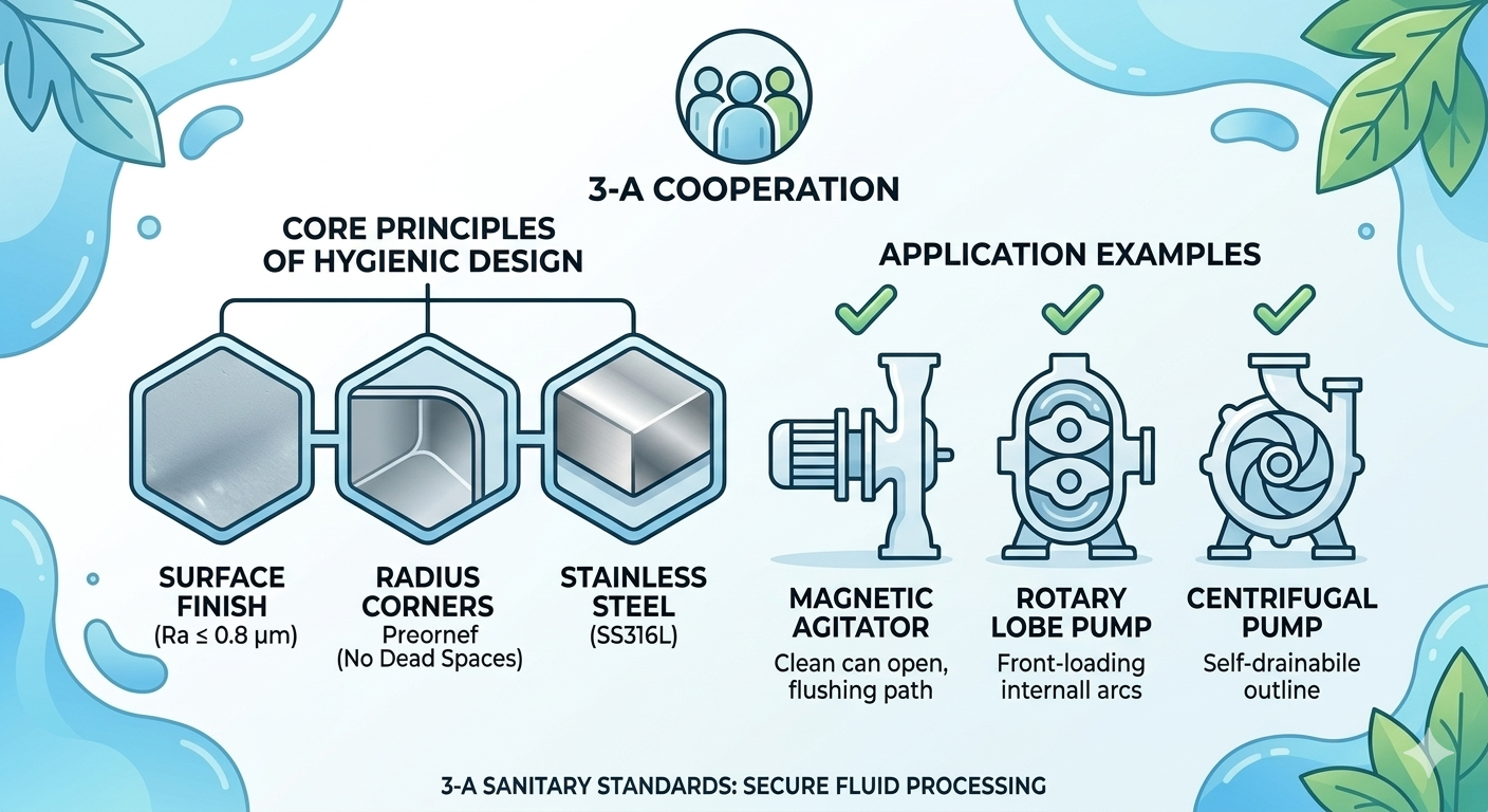 What are 3-A Sanitary Standards for Dairy, Food, and Beverage Equipment?
