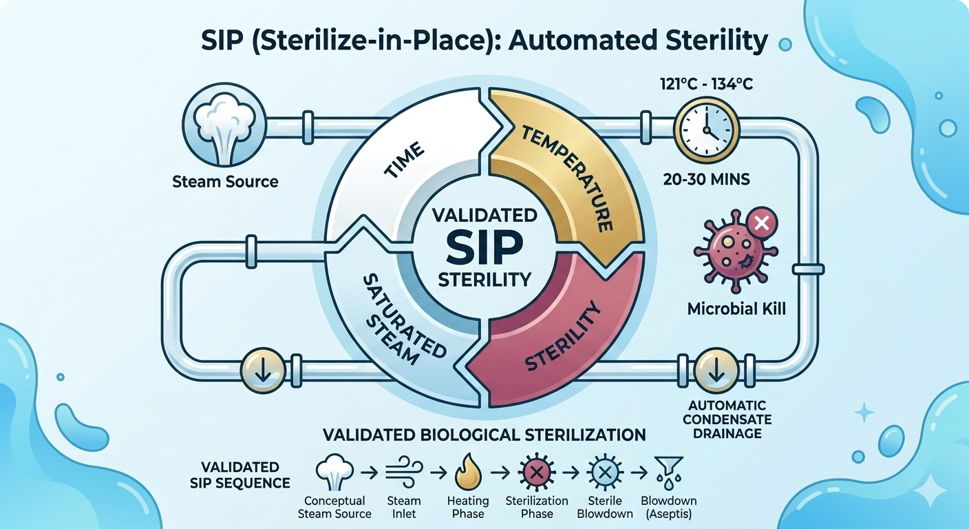Understanding SIP (Sterilize-in-Place) for Sanitary Mixing and Fluid Systems