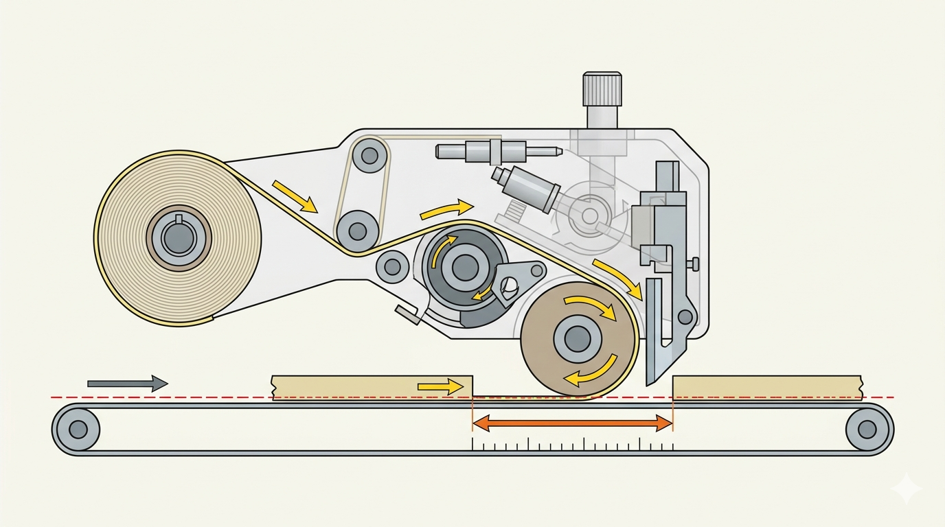 Technical Specifications for Triangle Semi-Automatic Double-Sided Tape Applicator Machine: Minimum Tape Spacing