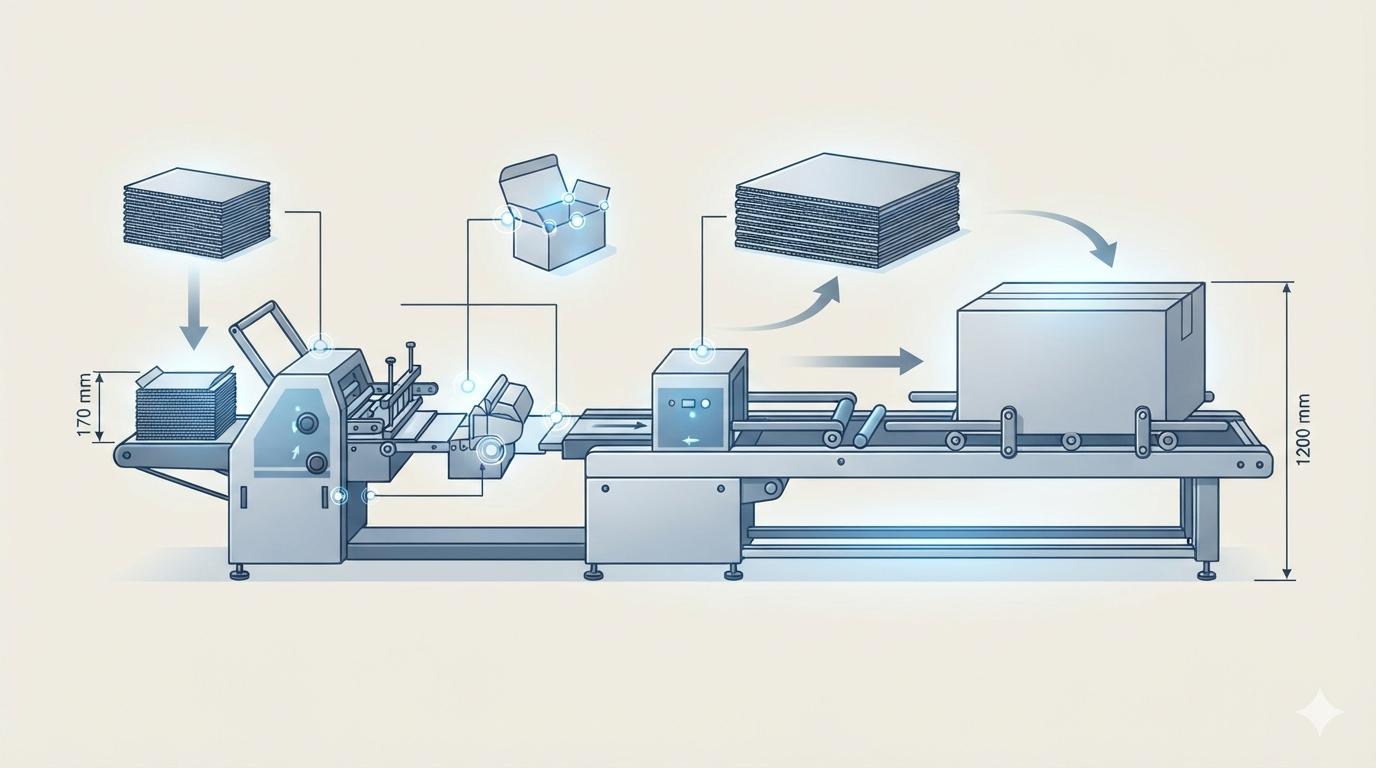 Technical Analysis of C+D+C Parameter: Understanding Blank Total Height in Corrugated Box Converting